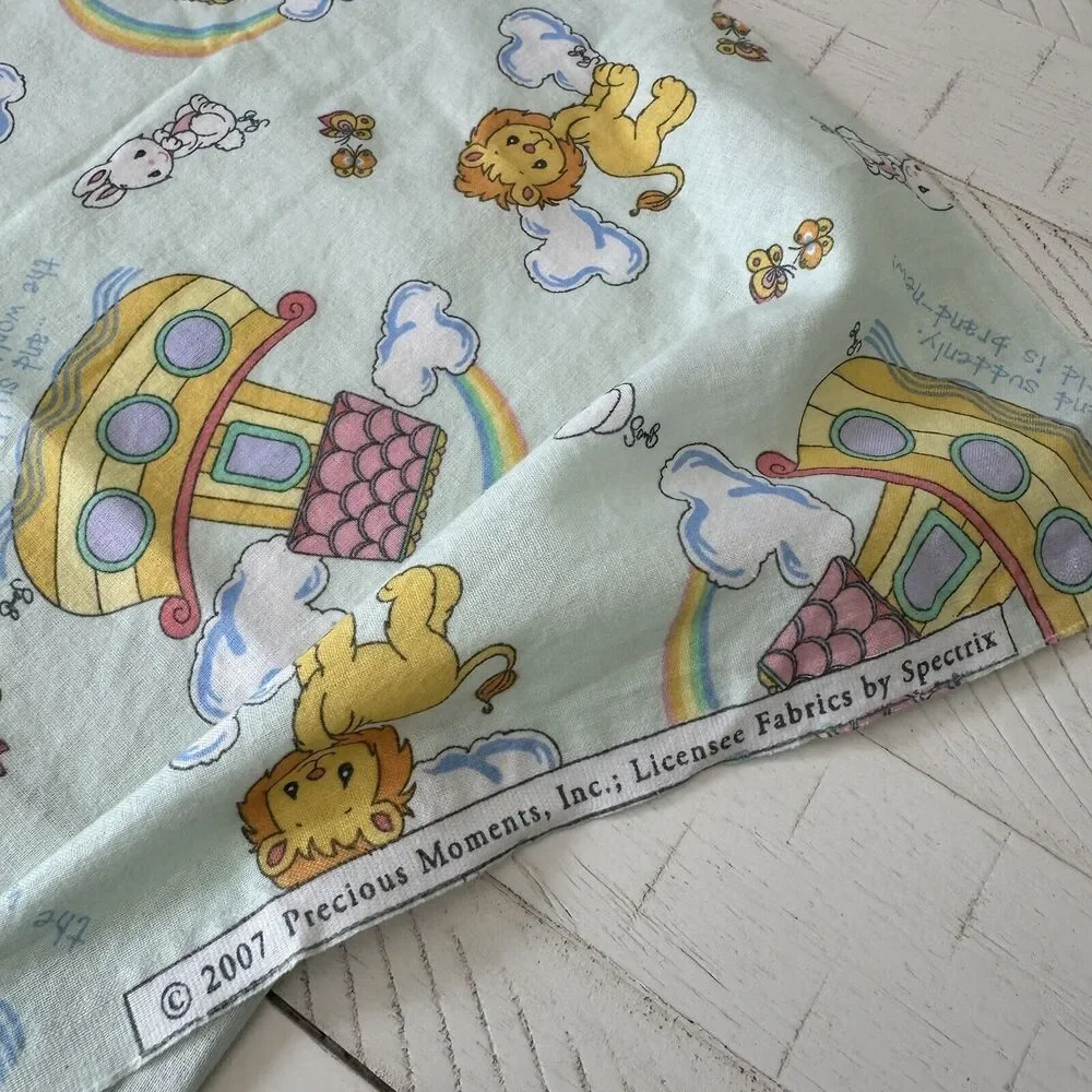 Preicous Moments Noah's Ark Childrens Bible‎ 2007 Fabric 42x58